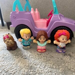 Fisher-Price Little People Barbie Jeep with Play Figures